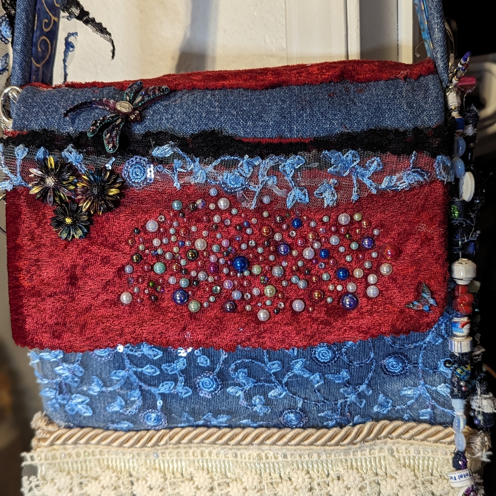 Levi Multicolor Embellished Purse